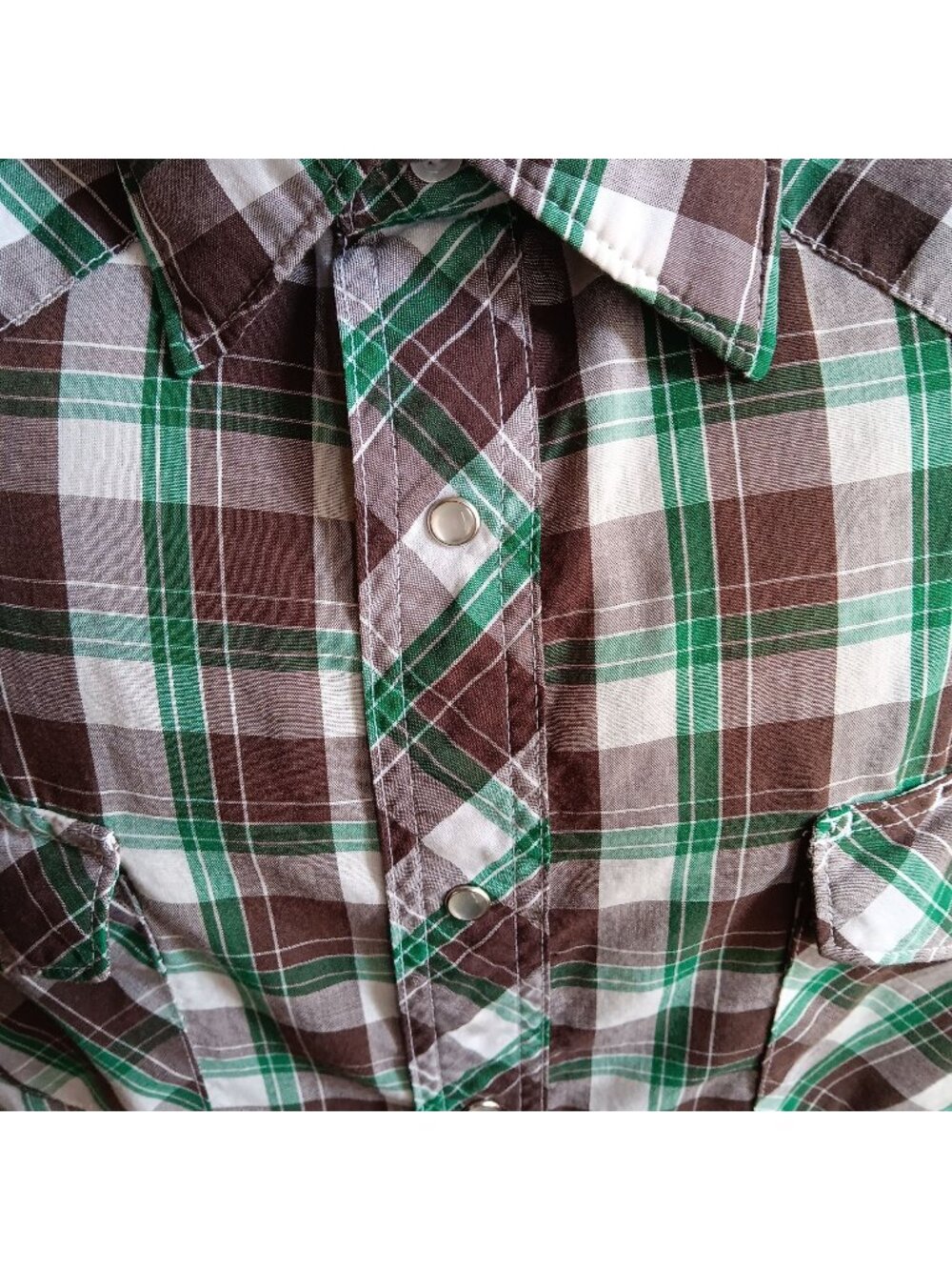 True Vintage Western Shirt XL Wrangler 90s Thin PLaid Skater Indy Rockabilly